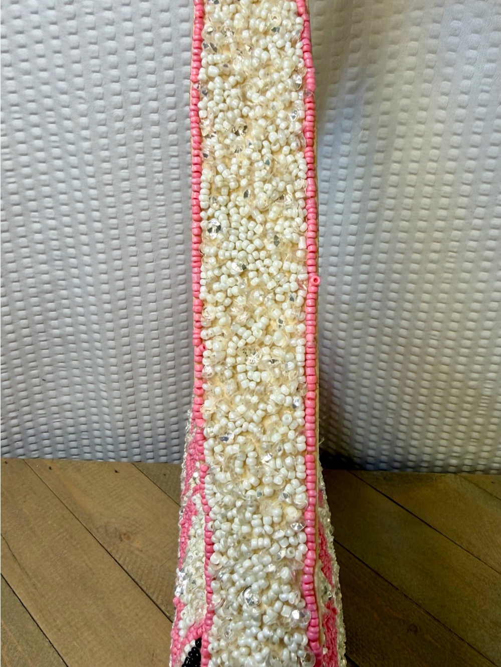 Viral Beaded Flamingo Bag w/Flamingo Bag Charm!! - Picture 6 of 9